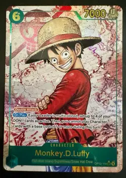 One Piece TCG OP13-118 Monkey.D.Luffy SEC Alternate Art - Image 1