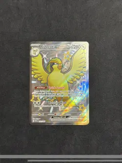 Pidgeot ex - 221/091 - Pokemon Paldean Fates Shiny Full Art Ultra Rare Card NM - Image 1