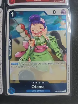 One Piece TCG Jewelry Bonney P-085 Japanese Pirate Foil P-085 Premium Booster +3 - Image 5