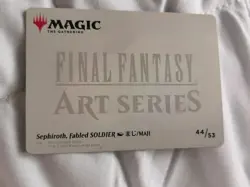 MTG Final Fantasy - Sephiroth, Fabled SOLDIER Art Series Gold-Stamp Card 44/53 - Image 3