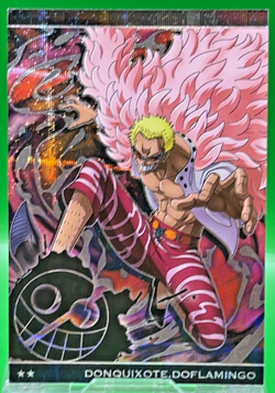 Doflamingo 10-26 One Piece TCG Holo Wafer Card Japanese Anime Bandai Limited - Image 1