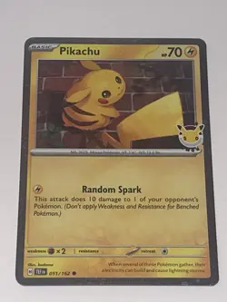 Pikachu (Pokemon Day 2026) 051/162 Miscellaneous Cards Promo - Image 1