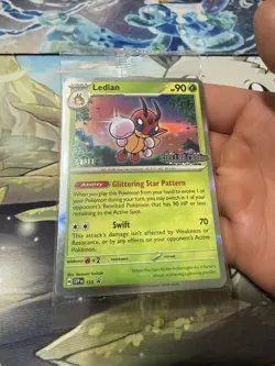 Pokemon Stellar Crown Sealed Staff Prerelease Promo Set of 4 Cards NM - Image 1