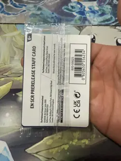 Pokemon Stellar Crown Sealed Staff Prerelease Promo Set of 4 Cards NM - Image 2