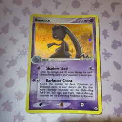Banette - Holo - 1/101 Hidden Legends - Pokemon Card TCG - 2004 Heavy Play HP - Image 1