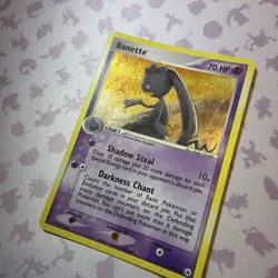 Banette - Holo - 1/101 Hidden Legends - Pokemon Card TCG - 2004 Heavy Play HP - Image 2