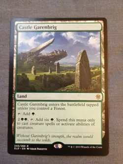 Castle Garenbrig Throne of Eldraine ELD | MTG Rare Land | Near Mint NM Magic - Image 1