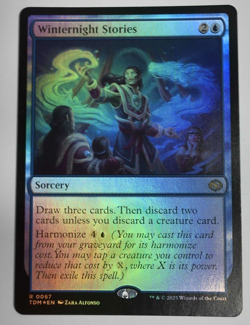 MTG Tarkir: Dragonstorm Winternight Stories Foil Rare - Image 1