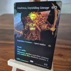 MTG Anafenza Unyielding Lineage Foil Borderless Card Tarkir: Dragonstorm R 0327 - Image 1