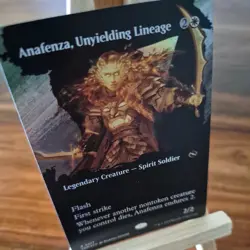 MTG Anafenza Unyielding Lineage Foil Borderless Card Tarkir: Dragonstorm R 0327 - Image 3