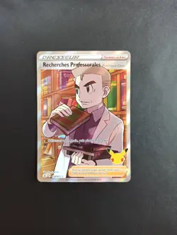 Carte Pokemon Recherches Professorales 024/025 Full-Art - 25 ans Celebrations FR - Image 1