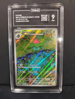 Pokemon TCG Ivysaur Scarlet & Violet 151 IR #167/165 Tag 9 - Image 1
