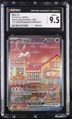 Mew ex #053 CGC 9.5 - 2023 Pokemon SV Promos 151 Ultra Premium Collection - Image 1