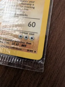 Pokemon Machamp Holo 8/102 Base Set 1st Edition Factory Sealed Promo - Image 5