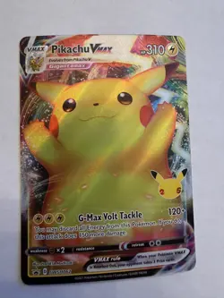 Pikachu VMAX SWSH062 Black Star Promo - Celebrations - Pokemon TCG - SHIPS FAST - Image 1