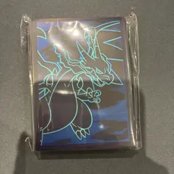 Pokemon TCG Phantasmal Flames Sealed ETB Sleeves Mega Charizard X (64 Sleeves) - Image 1