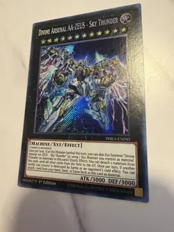 Yu-Gi-Oh! TCG Divine Arsenal AA-ZEUS Sky Thunder 1st Edition PHRA-EN045 - Image 2