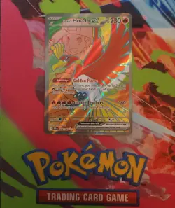 2025 Pokemon TCG Ethan's Ho-Oh ex 209/182 sv10: Destined Rivals Ultra Rare NM+/M - Image 2