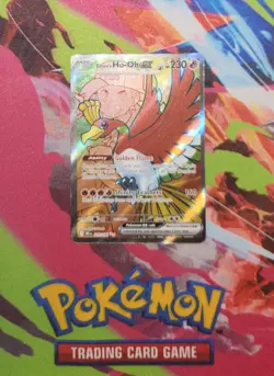 2025 Pokemon TCG Ethan's Ho-Oh ex 209/182 sv10: Destined Rivals Ultra Rare NM+/M - Image 3
