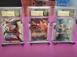 CGC PRISTINE 10 One Piece 3rd Anniversary Winner 3 Brothers (Luffy, Ace, Sabo) - Image 1