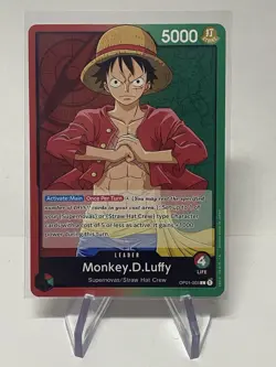 Monkey.D.Luffy - OP01-003 - Leader - English - Near Mint - One Piece CCG - Image 1
