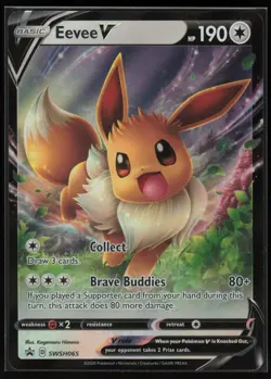 Pokemon Eevee V - Promo Holo SWSH: Sword & Shield Promo Cards SWSH065 NM - Image 1