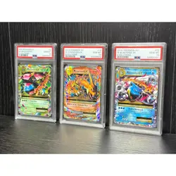 Pokemon PSA 10 Mega Venusaur Charizard Blastoise EX Evolutions XY Set (3) GEM MT - Image 4