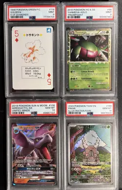 Pokemon TCG PSA Vintage and Modern Card Lot - x4 Graded Cards - Image 1