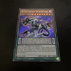 D/D Count Surveyor BLMM-EN041 Secret Rare Yugioh Card 1st Edition Mint - Image 1