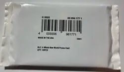 Disney Lorcana: A Whole New World PROMO Card 10/C1 Sealed Pack with 20 Cards - Image 1