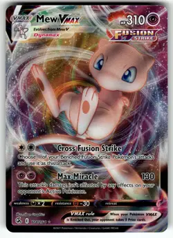 Mew VMAX 114/264 SWSH08: Fusion Strike NM Pokemon Card TCG - Image 1
