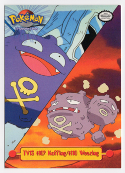 Koffing / Weezing TV13 Puzzle Piece TV Animation Edition Pokemon Card - Image 1