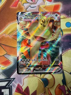 Meowth VMAX SWSH005 Pokemon TCG Sword & Shield Promo Cards NM - Image 1