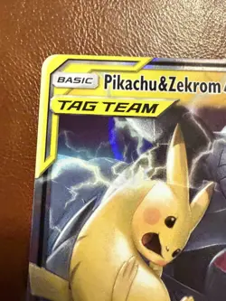 Pokemon TCG Pikachu & Zekrom GX Team Up Holo Card 33/181 NM Condition - Image 4