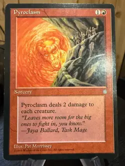 MTG Magic the Gathering Ice Age Pyroclasm - Image 1