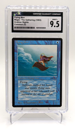 1993 MTG Arabian Nights Common Flying Men CGC 9.5 MINT+ Magic the Gathering - Image 1