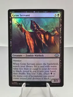 1x Grim Servant - Foil MTG Modern Horizons 3 NM Magic Foil - Image 1