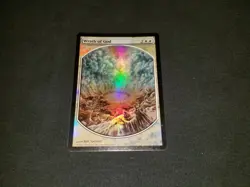 MTG 1x Player Rewards Promo white rare LP FOIL TEXTLESS Wrath of God - Image 1