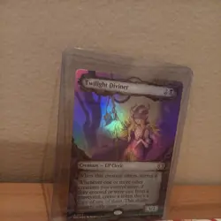 Twilight Diviner R0315 (Borderless Foil) MTG Lorwyn Eclipsed NM/M - Image 1