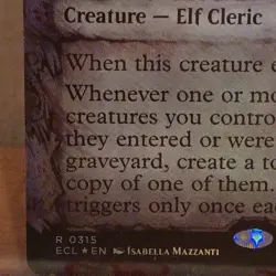 Twilight Diviner R0315 (Borderless Foil) MTG Lorwyn Eclipsed NM/M - Image 3