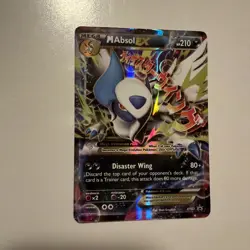 Pokemon M Absol EX Mega Full Art Promo Holo XY63 XY 210HP English Card - Image 1