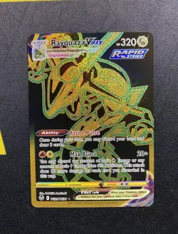 Pokemon Rayquaza VMAX Secret Rare Full Art Holo Card Silver Tempest TG29/TG30 - Image 1