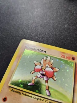Pokemon Base Set Hitmonchan Holo Rare 7/102 EXCELLENT-NEAR MINT - Image 3