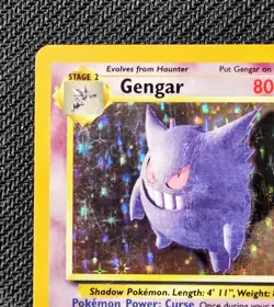 Pokemon Gengar 5/62 Fossil Unlimited: Holofoil - MP Condition TCG - Image 5