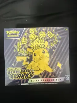 Pokemon Scarlet & Violet Surging Sparks Elite Trainer Box Promo Booster English - Image 1