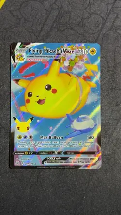 Flying Pikachu VMAX - 007/025 - Pokemon Celebrations Sword Shield Rare Card NM - Image 1