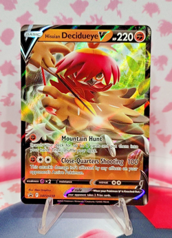 Hisuian Decidueye V SWSH238 Black Star Promo Pokemon TCG NM - Image 1