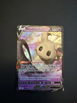 Mimikyu V 062/163 Pokemon TCG Full Art Ultra Rare HOLO - 2021 Battle Styles NM - Image 1
