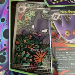 Pokemon TCG Mega Evolutions Mega Gengar EX Battle Deck Full Art Haunter PROMO - Image 2