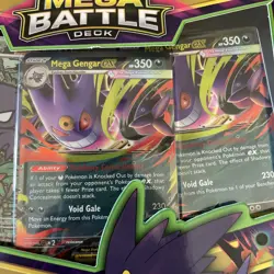 Pokemon TCG Mega Evolutions Mega Gengar EX Battle Deck Full Art Haunter PROMO - Image 3